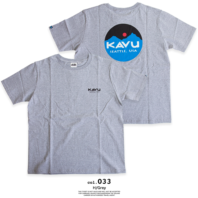 KAVU カブー マウンテンロゴ Tシャツ Mountain Logo Tee 19821829 / 23SS ※｜jeansstation｜09