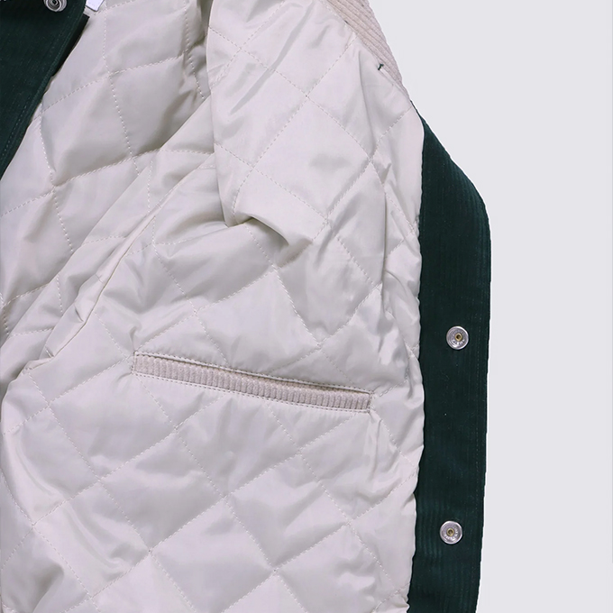 SKOOKUMアメリカ製アワードジャケット　オフホワイト　グレー　ホワイト FIDELITY（フィデリティ） FIDELITY X SKOOKUM AWARD JACKET