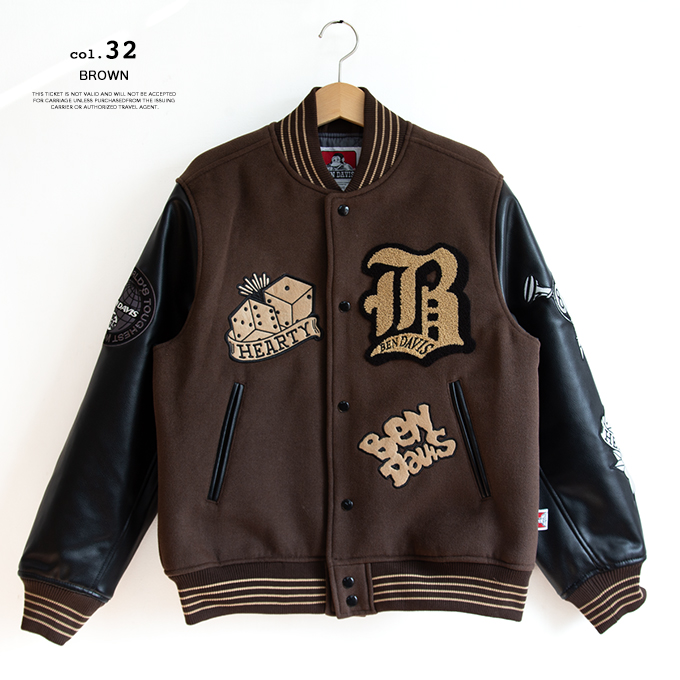 【SALE!!】 BEN DAVIS ベンデイビス BD STADIUM JACKET ベンデイビス スタジアム ジャンパー スタジャン  23780014 / 2023AW