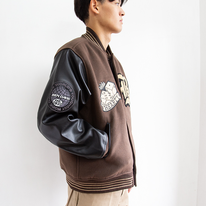 【SALE!!】 BEN DAVIS ベンデイビス BD STADIUM JACKET ベンデイビス スタジアム ジャンパー スタジャン  23780014 / 2023AW