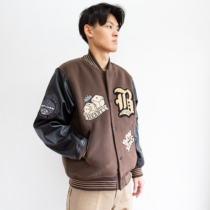 【SALE!!】 BEN DAVIS ベンデイビス BD STADIUM JACKET ベンデイビス スタジアム ジャンパー スタジャン  23780014 / 2023AW