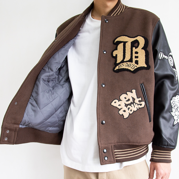 【SALE!!】 BEN DAVIS ベンデイビス BD STADIUM JACKET ベンデイビス スタジアム ジャンパー スタジャン  23780014 / 2023AW