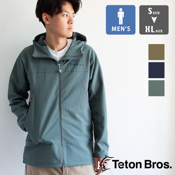 Teton Bros. ティートンブロス Glacier Hoody (Men) グレイシャーフーディ ソフトシェル ジャケット メンズ  TB243-28M / 2024AW