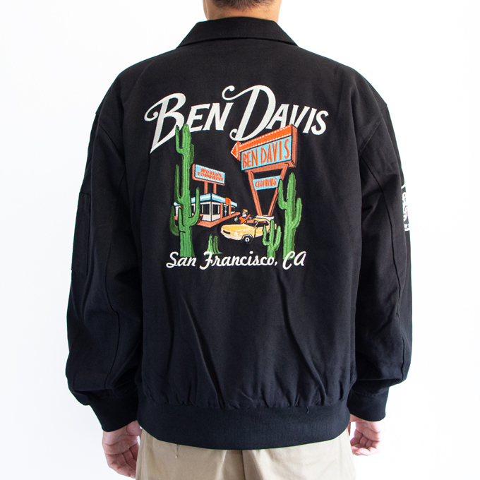 BEN DAVIS（ベンデイビス） コットン 裏起毛 スーベニアジャケット