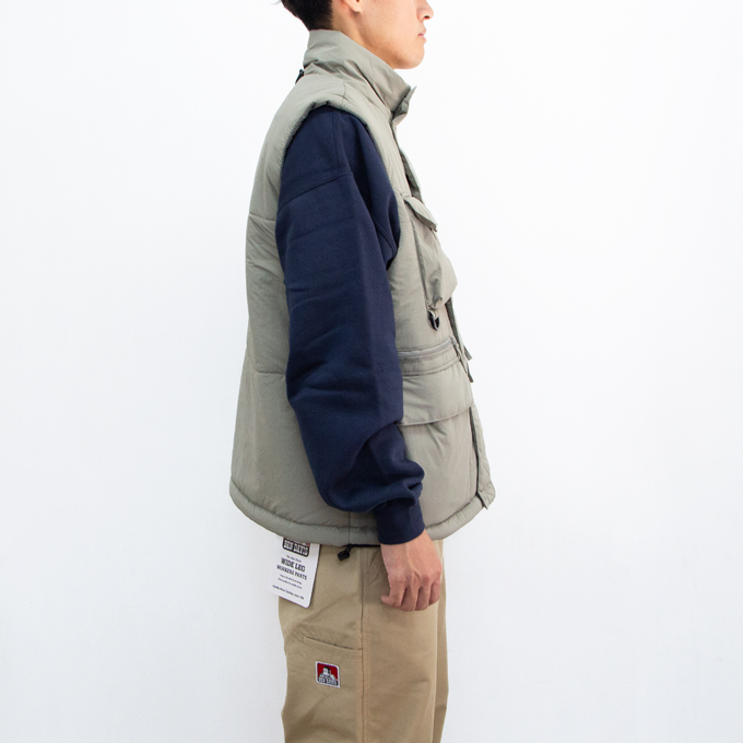 BEN DAVIS（ベンデイビス） RV FISHING PUFFER VEST リバーシブル
