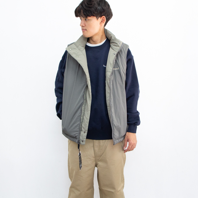 BEN DAVIS（ベンデイビス） RV FISHING PUFFER VEST リバーシブル