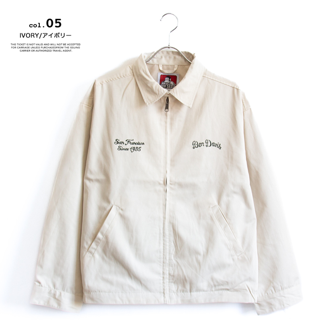 BEN DAVIS（ベンデイビス） WORKAHOLIC JACKET ワークアホリック