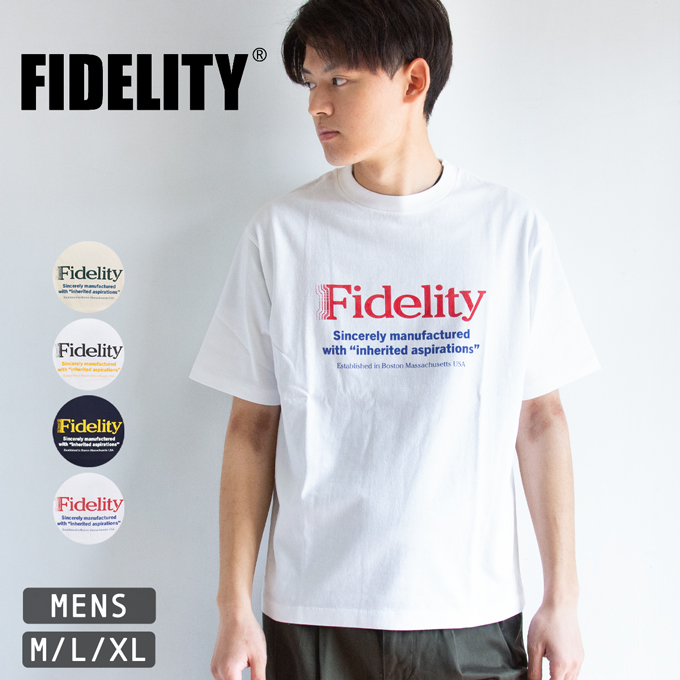 FIDELITY（フェデリティー） フィデリティ SCHEMES LOGO TUBE TEE ロゴ