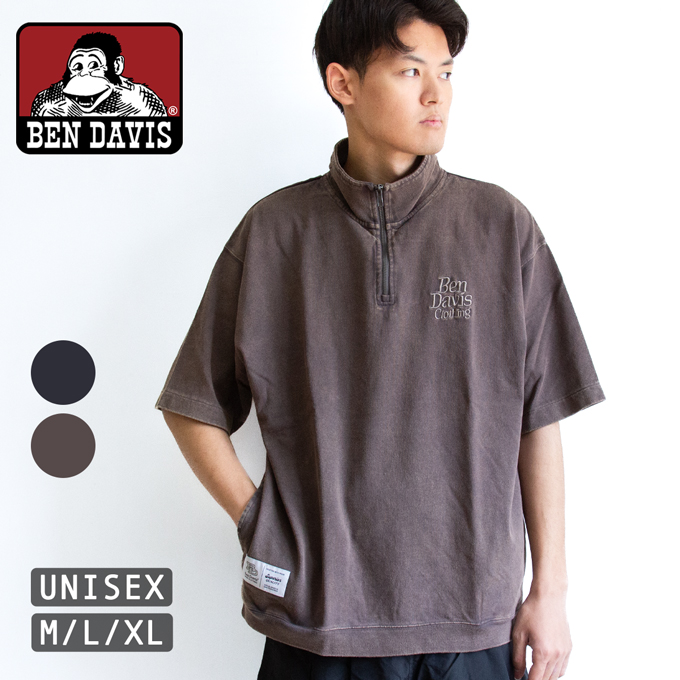 BEN DAVIS �x���f�C�r�X VNTG 1 4ZIP TOP ���B���e�[�W���C�N ���C�h�V���G�b�g �n�[�t�W�b�v �g�b�v�X C-25580024