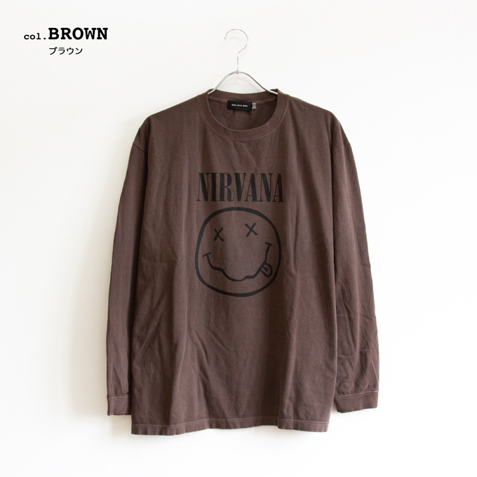 GOOD ROCK SPEED（グッドロックスピード） NIRVANA SMILE L/S T-SHIRTS