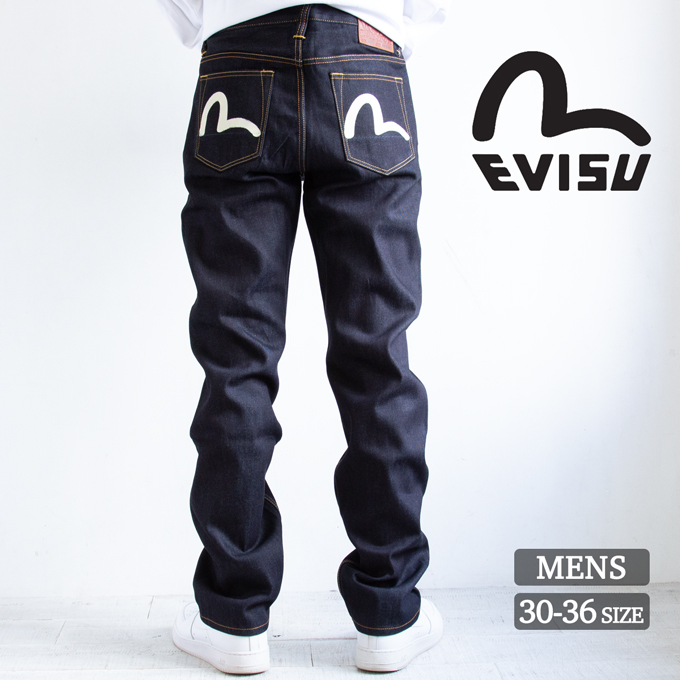 EVISU エビス カモメプリントポケット レギュラーフィット EVISU エビス カモメプリントポケット レギュラーフィット