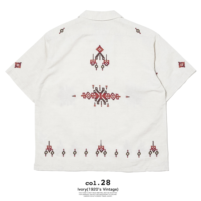 PENDLETON（ペンドルトン） エンブロイダリー オープンカラーシャツ