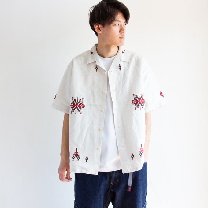 PENDLETON（ペンドルトン） エンブロイダリー オープンカラーシャツ