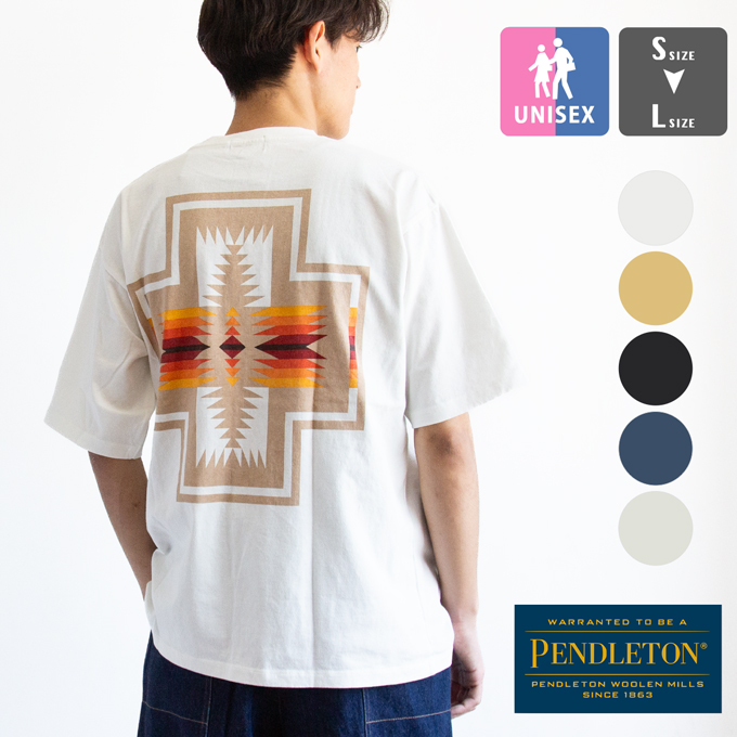 PENDLETON ペンドルトン バックプリント ショートスリーブ Tシャツ Back Print S/S Tee 4275-6005 42756005 / 2024SS｜jeansstation