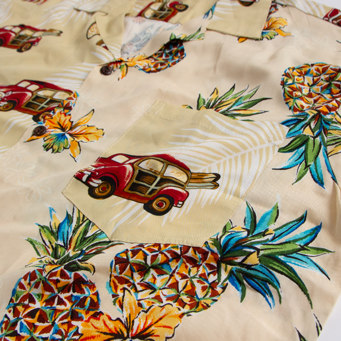 TWO PALMS（トゥーパームス） S/S Crazy Hawaiian Shirt ショート