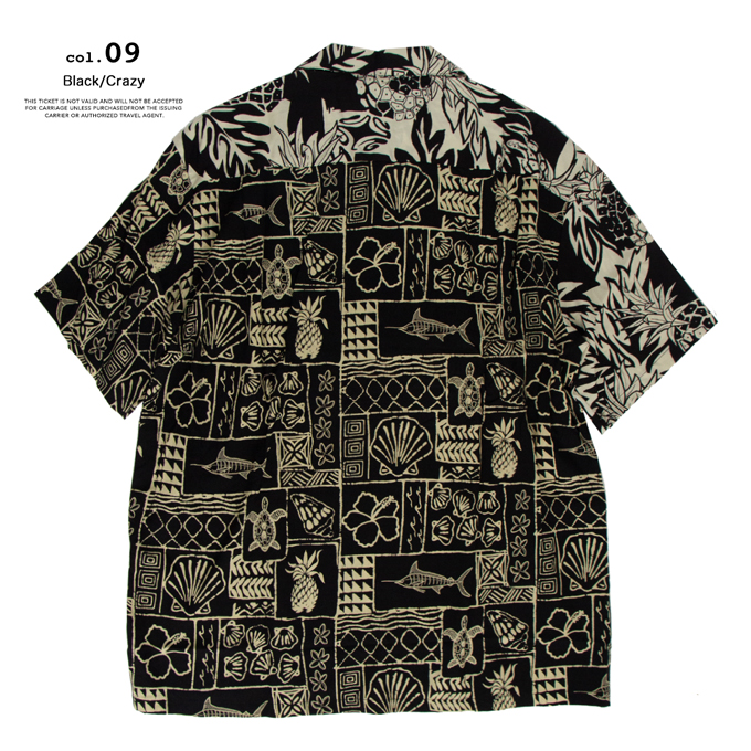 TWO PALMS（トゥーパームス） S/S Crazy Hawaiian Shirt ショート