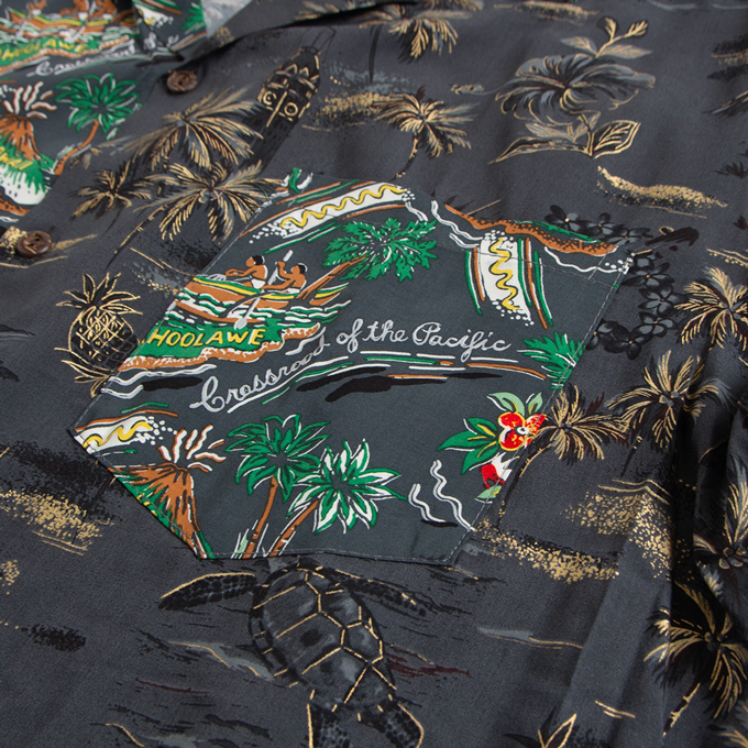 TWO PALMS（トゥーパームス） S/S Crazy Hawaiian Shirt ショート