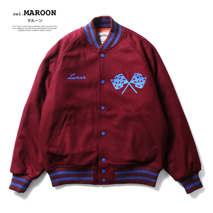HOUSTON（ヒューストン） MELTON AWARD JACKET (FREMONT) メルトン