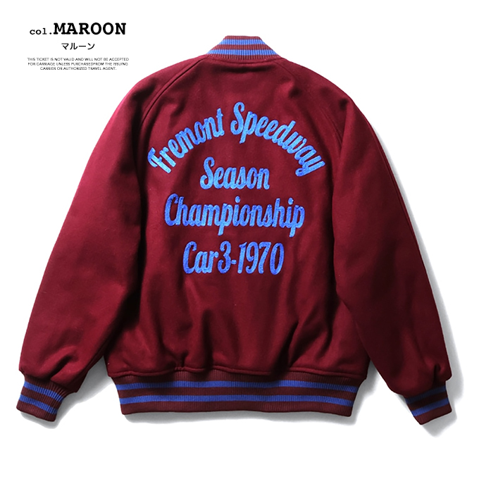 HOUSTON（ヒューストン） MELTON AWARD JACKET (FREMONT) メルトン