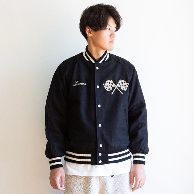 HOUSTON（ヒューストン） MELTON AWARD JACKET (FREMONT) メルトン