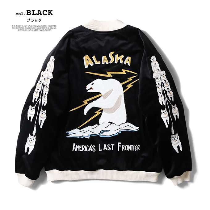 HOUSTON（ヒューストン） VELVETEEN SOUVENIR JACKET (ALASKA) 別珍
