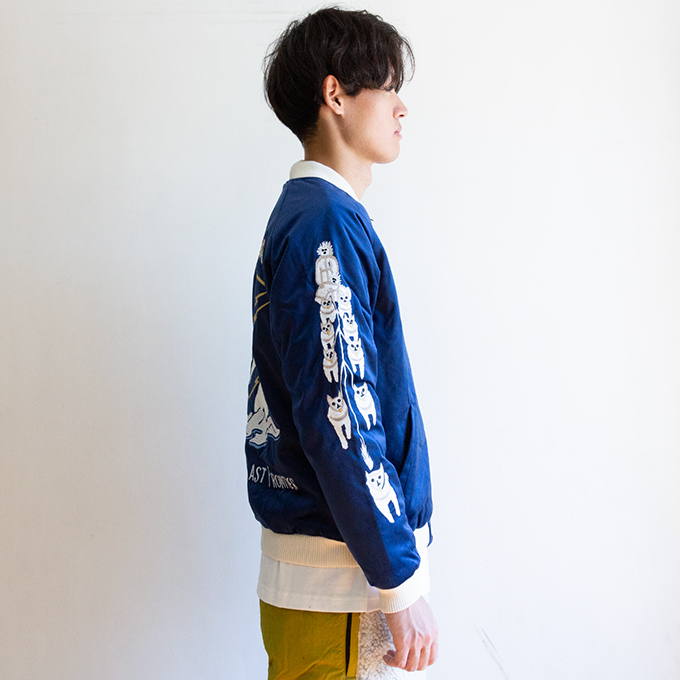 HOUSTON（ヒューストン） VELVETEEN SOUVENIR JACKET (ALASKA) 別珍