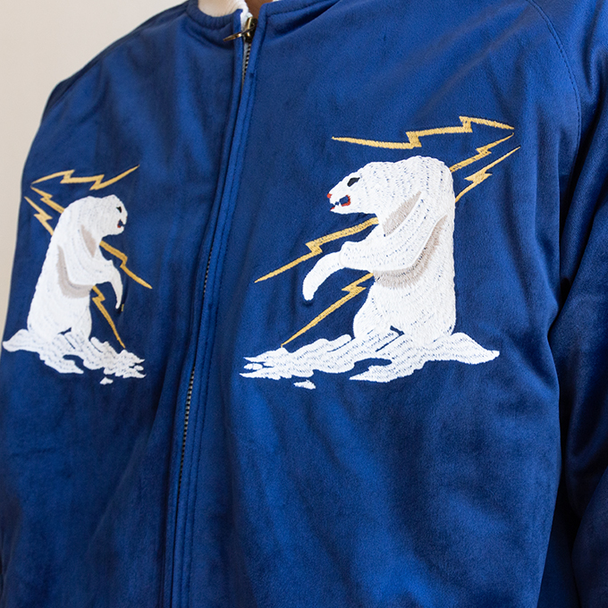 HOUSTON（ヒューストン） VELVETEEN SOUVENIR JACKET (ALASKA) 別珍