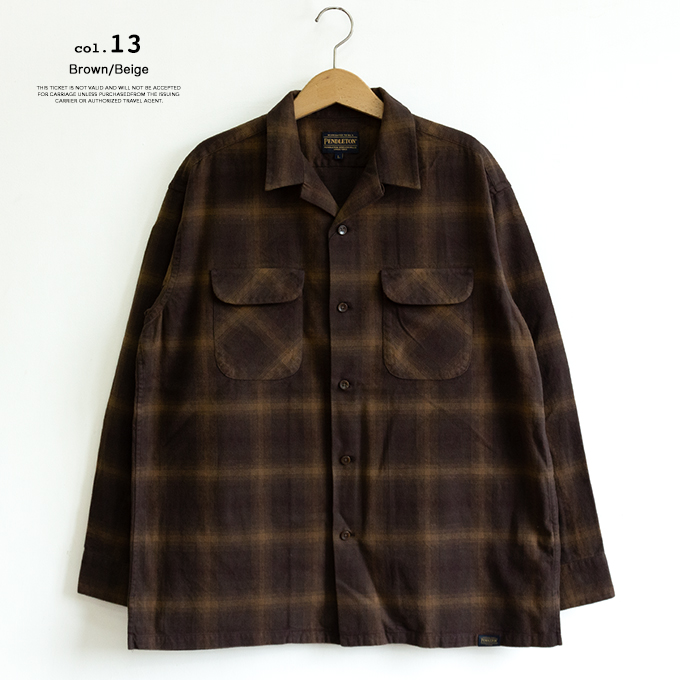 PENDLETON（ペンドルトン） BOARD SHIRT ボードシャツ オープンカラー