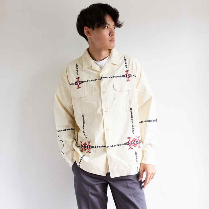 PENDLETON（ペンドルトン） Garment Dye EMB Open Collar Shirt