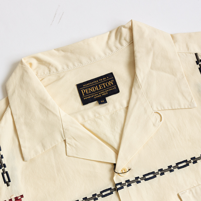 PENDLETON（ペンドルトン） Garment Dye EMB Open Collar Shirt