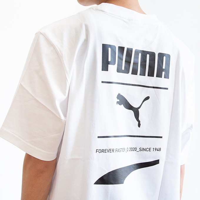 Sale Puma プーマ バックプリント リチェック パック グラフィック 半袖tシャツ 5974 ss 5974 ジーンズステーション Yahoo 店 通販 Yahoo ショッピング