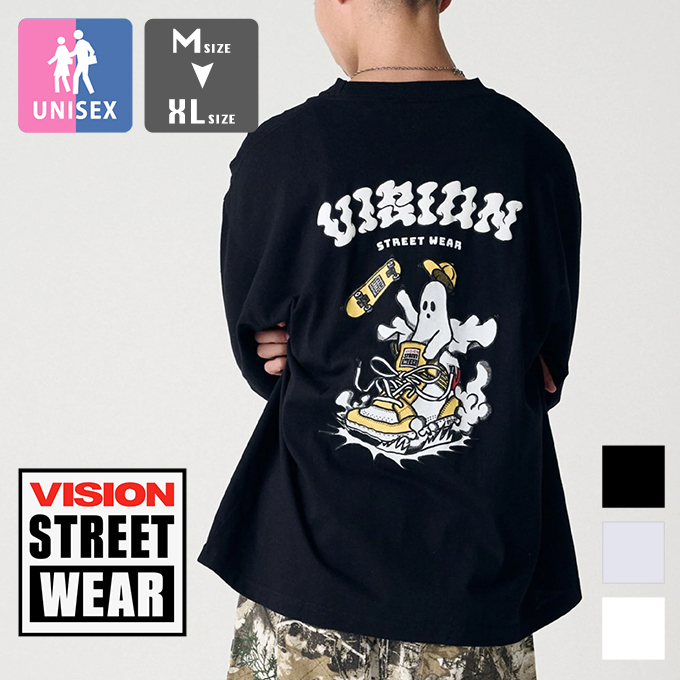 VISION STREET WEAR ���B�W�����X�g���[�g�E�F�A Ghost Sneaker Tee �X�j�[�J�[���C�h �S�[�X�g ����T 6305002 / 2026SPRING