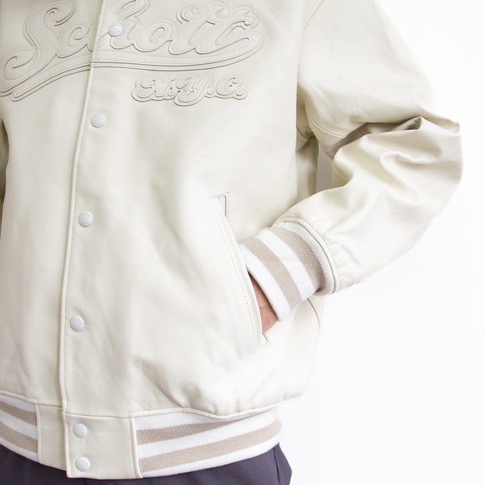 Schott N.Y.C 【SALE!!】 ショット フルレザー スタジアム