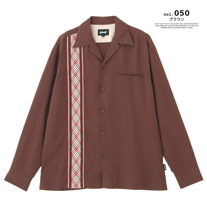 Schott ブレイド リヨセル シャツ M Schott｜BRAID LYOCELL SHIRT/ブレイド リヨセル シャツ
