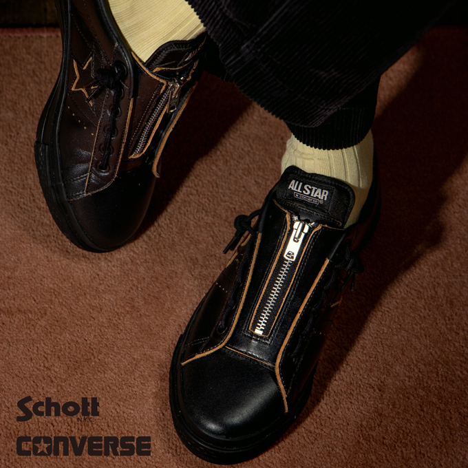 Schott N.Y.C × CONVERSE ショット コンバース ONE STAR Z コラボ ワン 