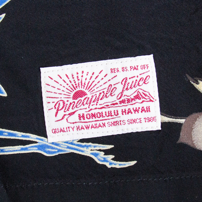 SCHOTT（ショット） ×PJ ×パイナップルジュース RAYON SHIRT CRANE
