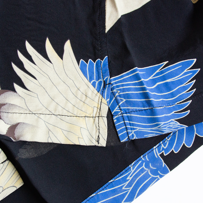 SCHOTT（ショット） ×PJ ×パイナップルジュース RAYON SHIRT CRANE