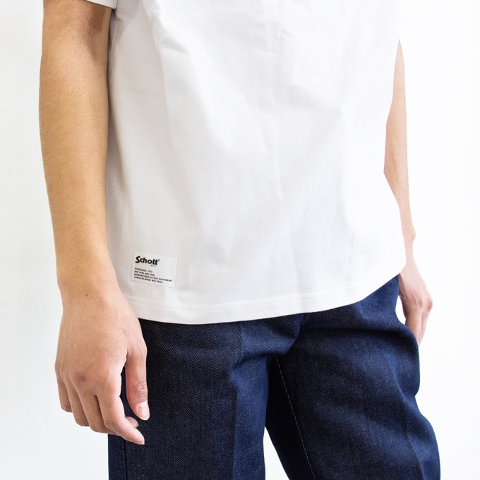 Schott ショット スタッズ Tシャツ ス...の詳細画像5