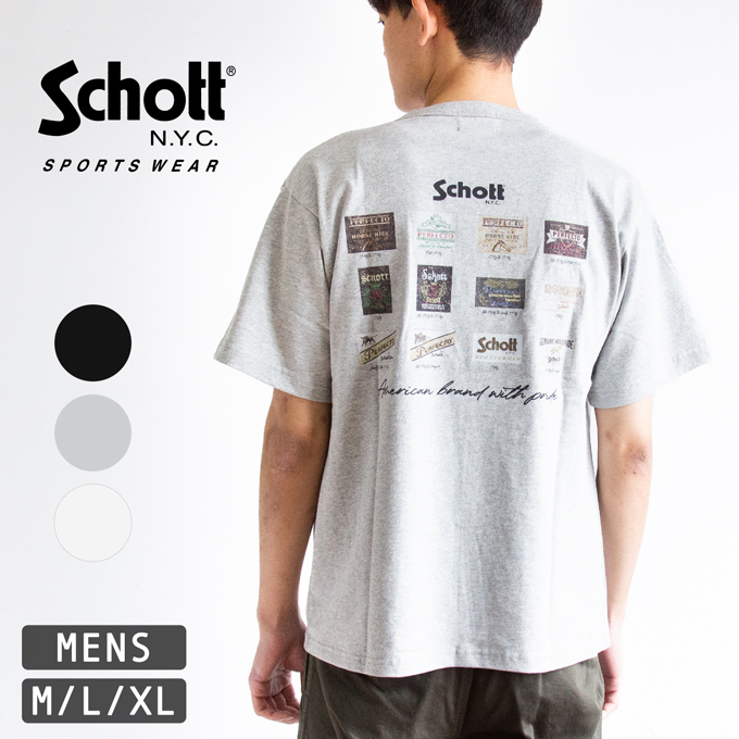 Schott N.Y.C（ショット） Schott アーカイブ タグ Tシャツ T-SHIRT
