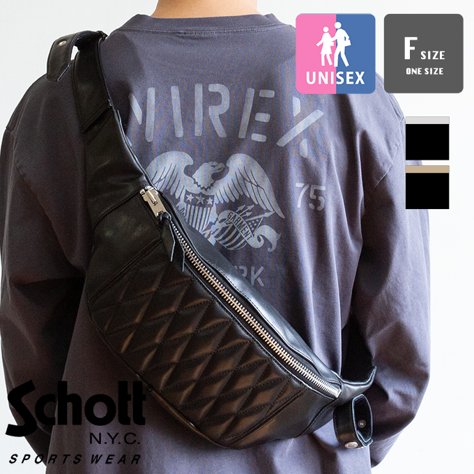 Schott N.Y.C（ショット） Schott PADDED BODY BAG パディング