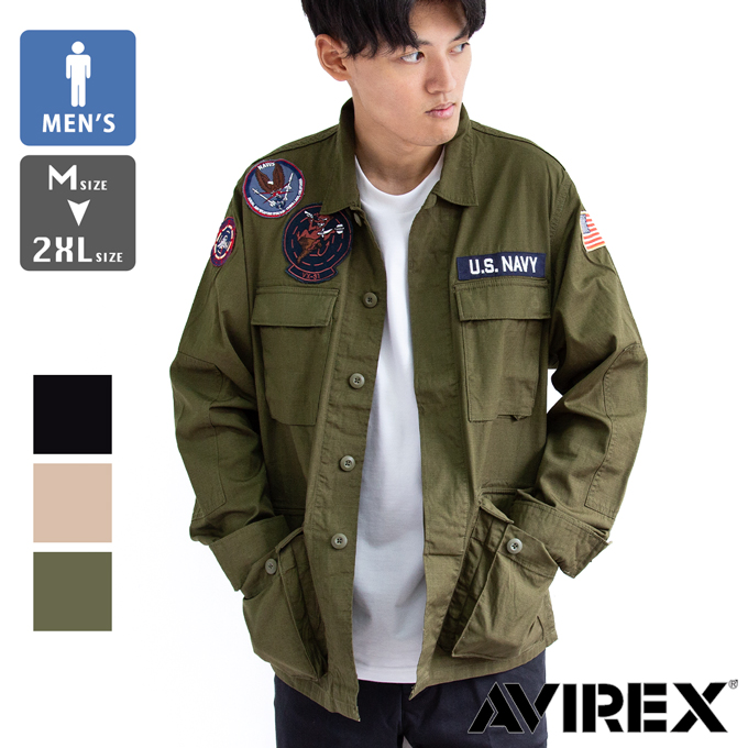 SALE!!】AVIREX アビレックス リップストップ BDU ジャケット VX-31