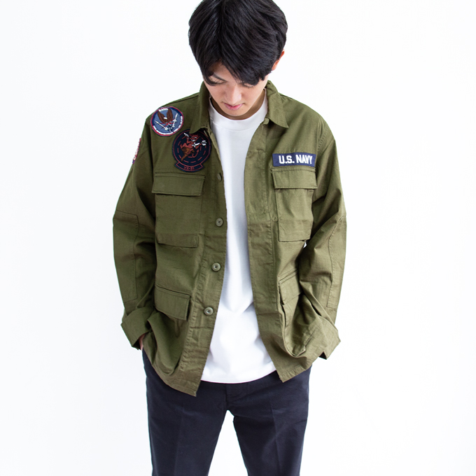 SALE!!】AVIREX アビレックス リップストップ BDU ジャケット VX-31