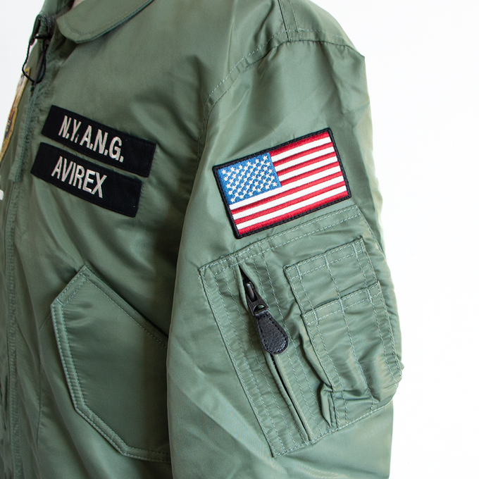 ジャケット・アウター AVIREX CWU-36P NEWYORK AIRNATIONAL GUARD AVIREX セール！AVIREX CWU-36P NEWYORK AIR NATIONAL GUARD