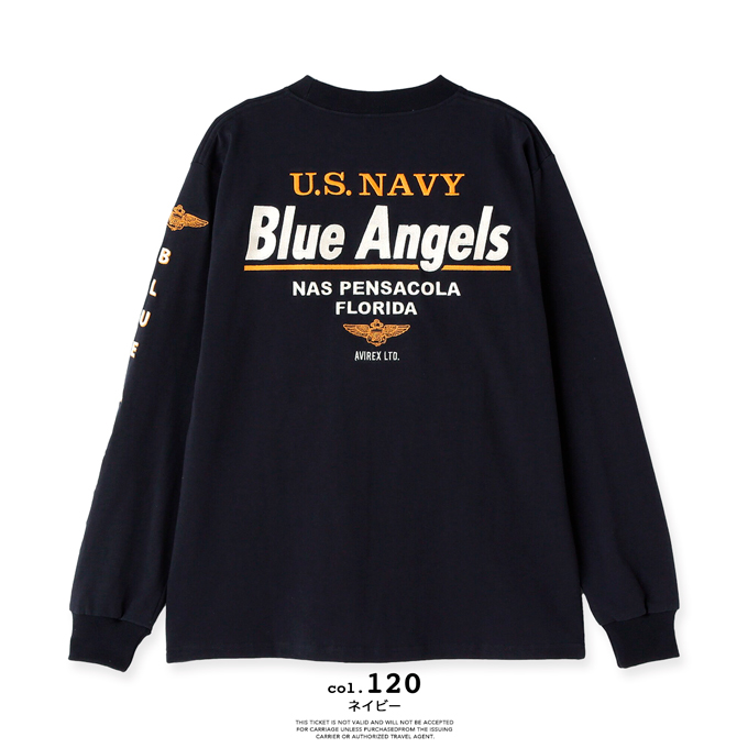 AVIREX（アヴィレックス） アビレックス 長袖 Tシャツ エンブロイ