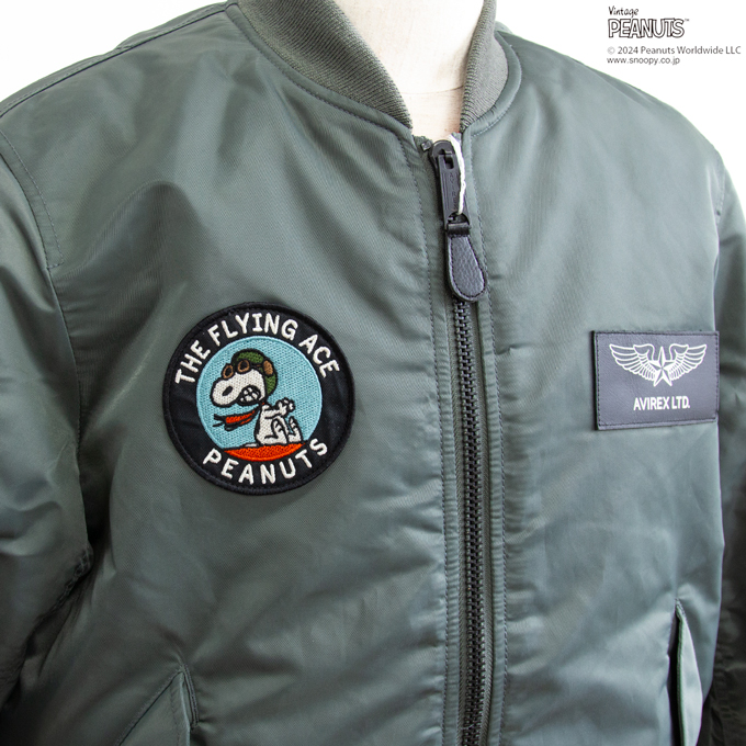 AVIREX（アヴィレックス） アビレックス × PEANUTS MA-1 FLYING ACE MA