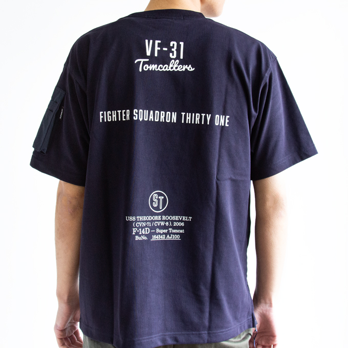 AVIREX アビレックス ミリタリー ポケット 半袖 Tシャツ MIL