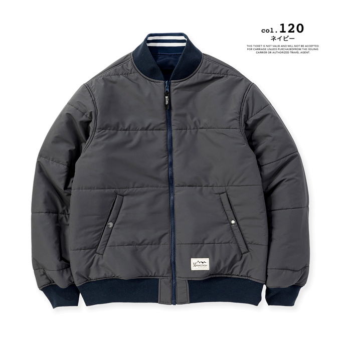 ジャケット・アウター MANASTASH REVERSIBLE NYLON VARSITYJACKET MANASTASH 【SALE!!】 マナスタッシュ リバーシブル ナイロン
