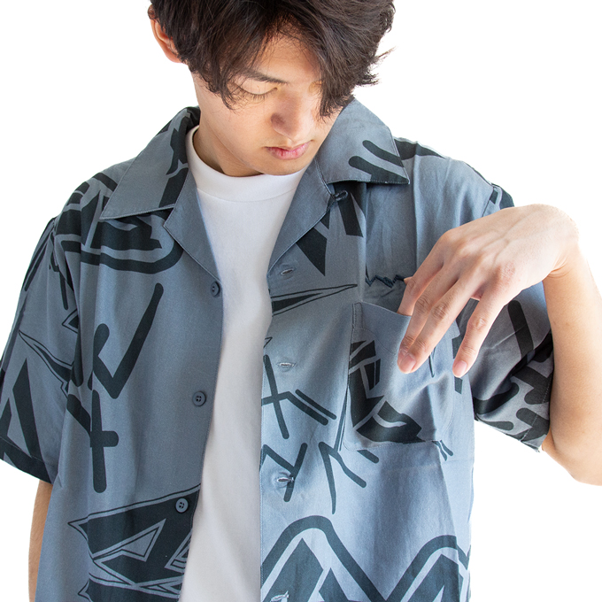 MANASTASH マナスタッシュ カタカナ マナロハシャツ KATAKANA MANALOHA SHIRT 792-4123004 /  7924123004 / 2024SS