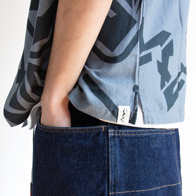 MANASTASH（マナスタッシュ） カタカナ マナロハシャツ KATAKANA