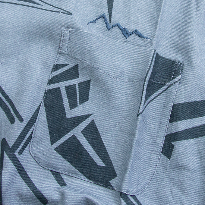 MANASTASH（マナスタッシュ） カタカナ マナロハシャツ KATAKANA